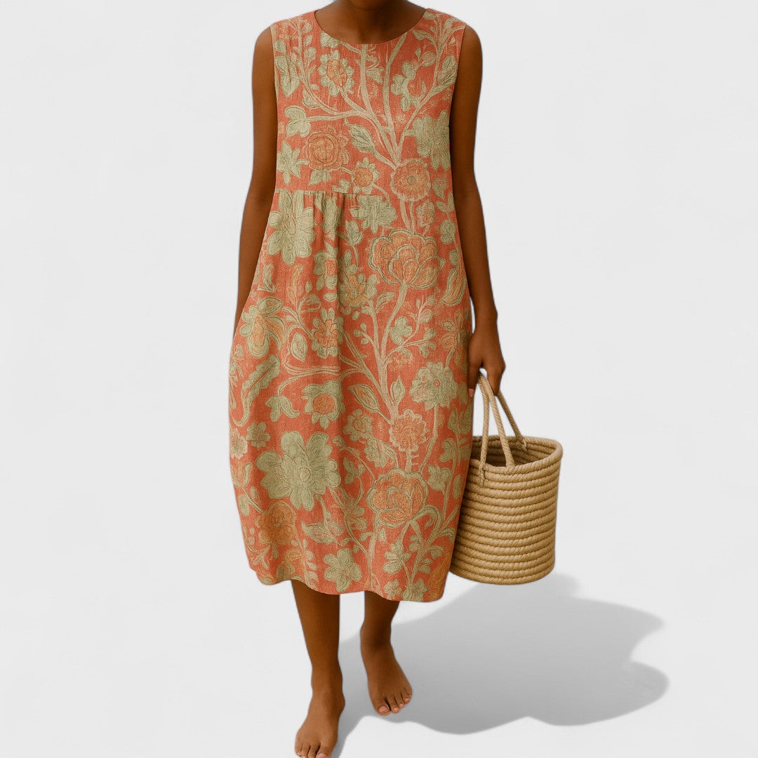 Alena - Graceful Floral Gown