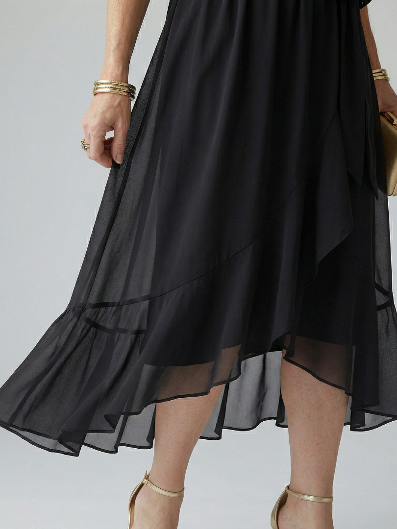 Elric | Midi Dress with Light Drape