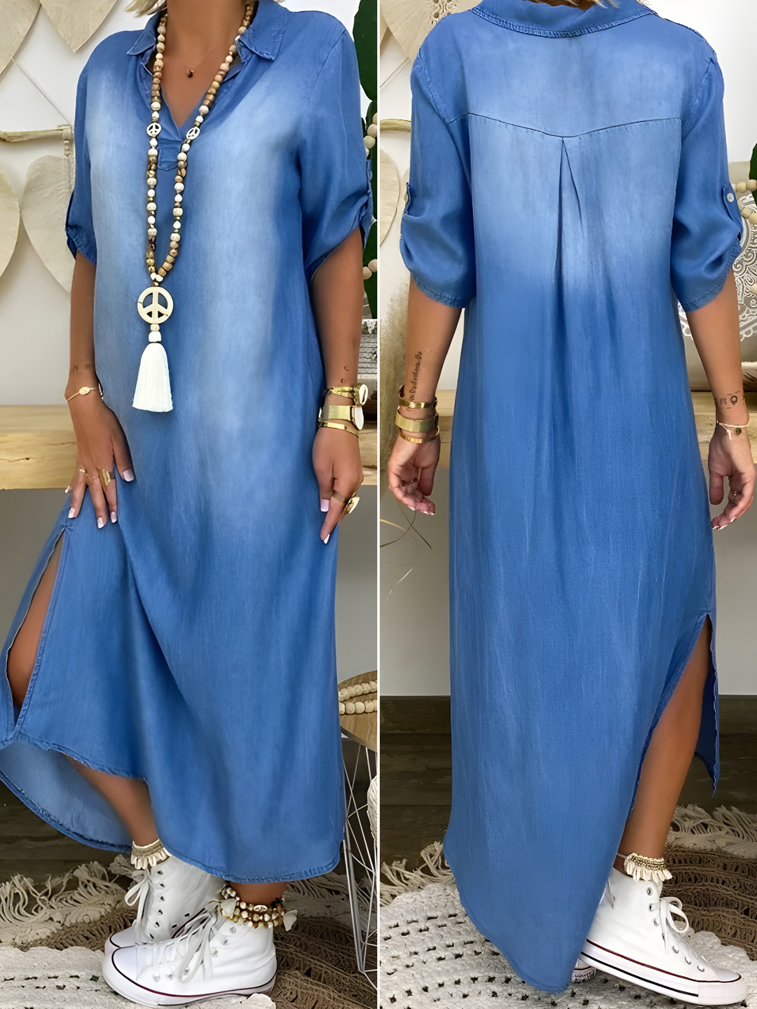 Alyssa™ | Chic Relaxed Maxi Dress