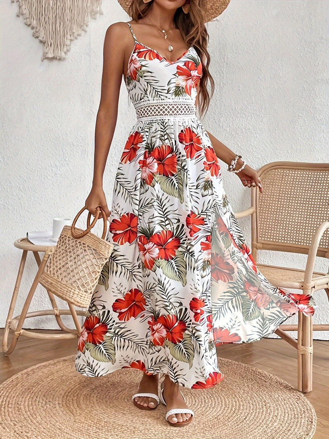Felicia™ | Boho Floral Maxi Dress