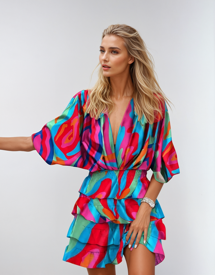 Pearl™ | Floral Midi Dress