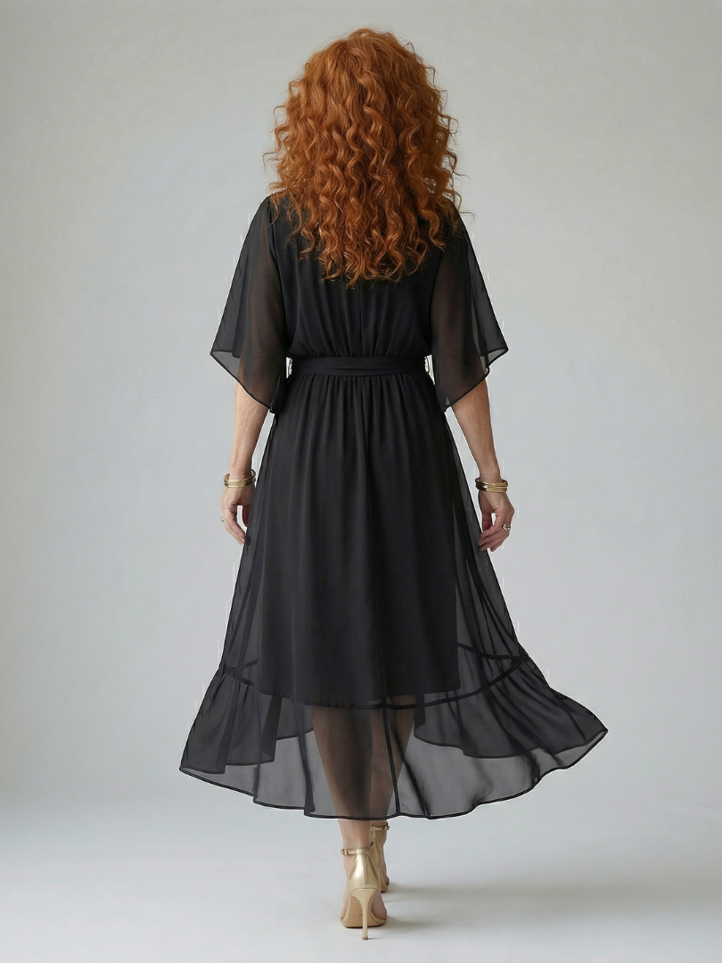 Elric | Midi Dress with Light Drape