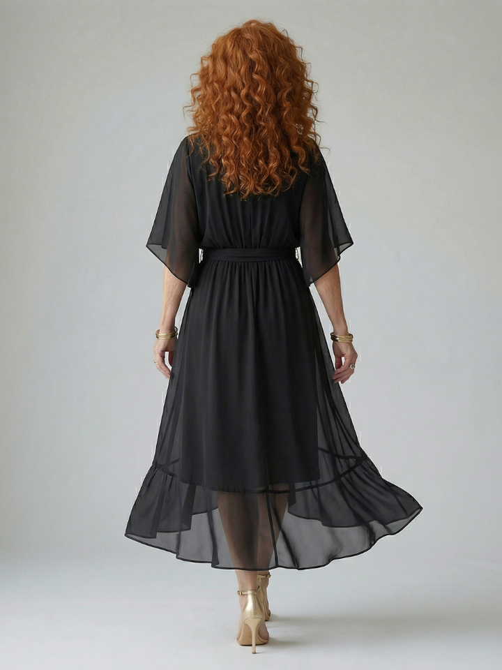 Elric | Midi Dress with Light Drape