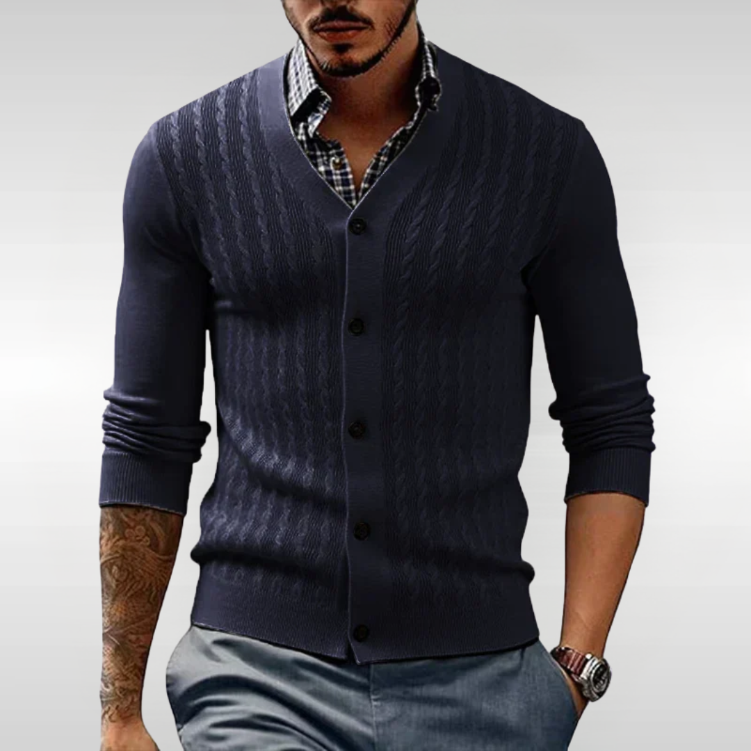 CABLE KNIT CARDIGAN | REFINED STYLE, ALL-DAY COMFORT
