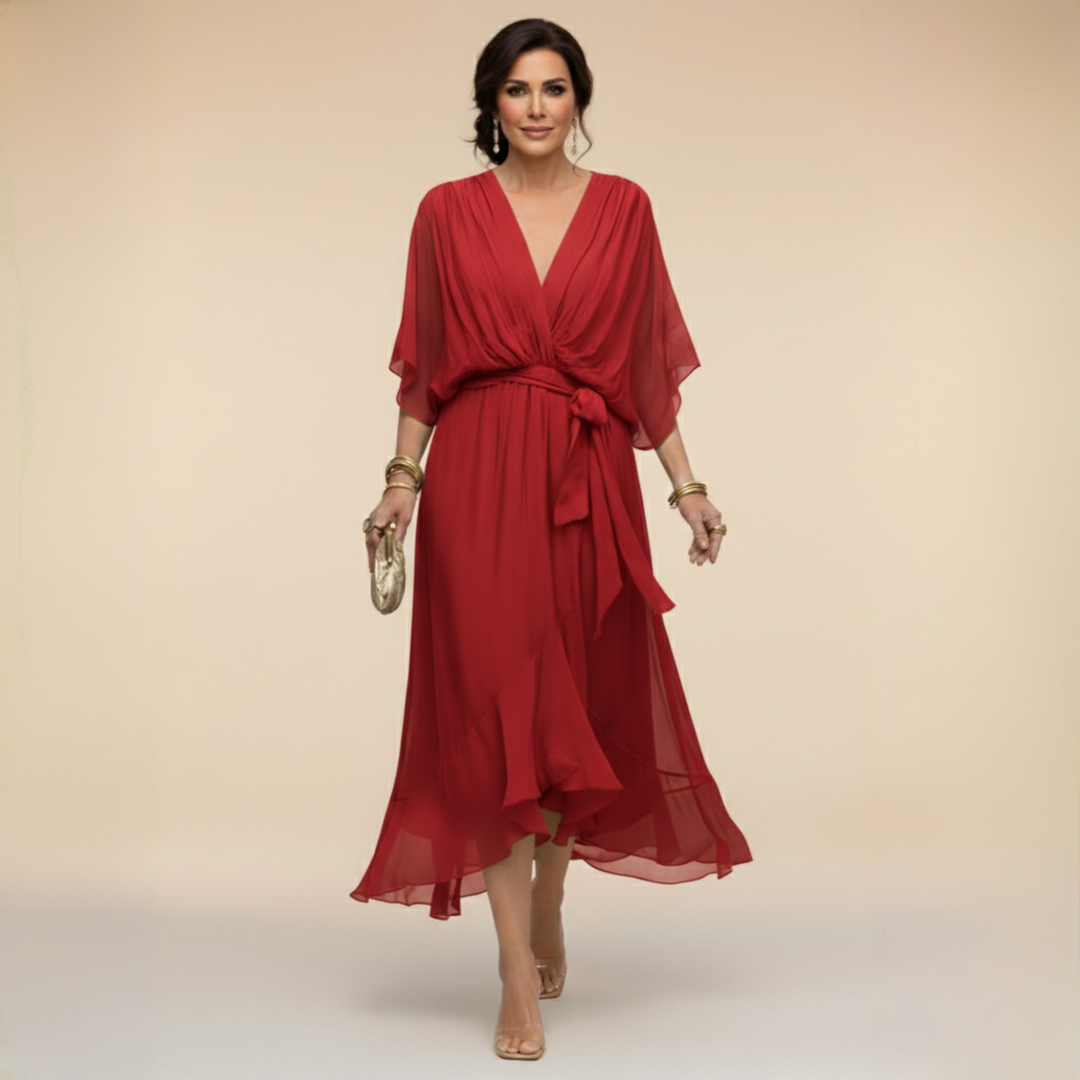 Betsy™ | V-Neck Flowing Maxi
