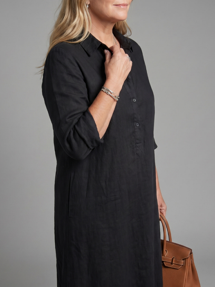 Veronica | Maxi Dress with Long Sleeves and Relaxed Fit