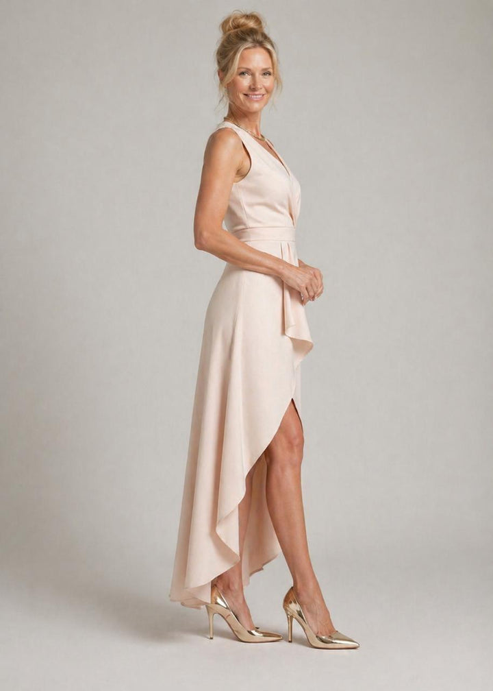 Ivy™ | V-Neck Midi Wrap Dress