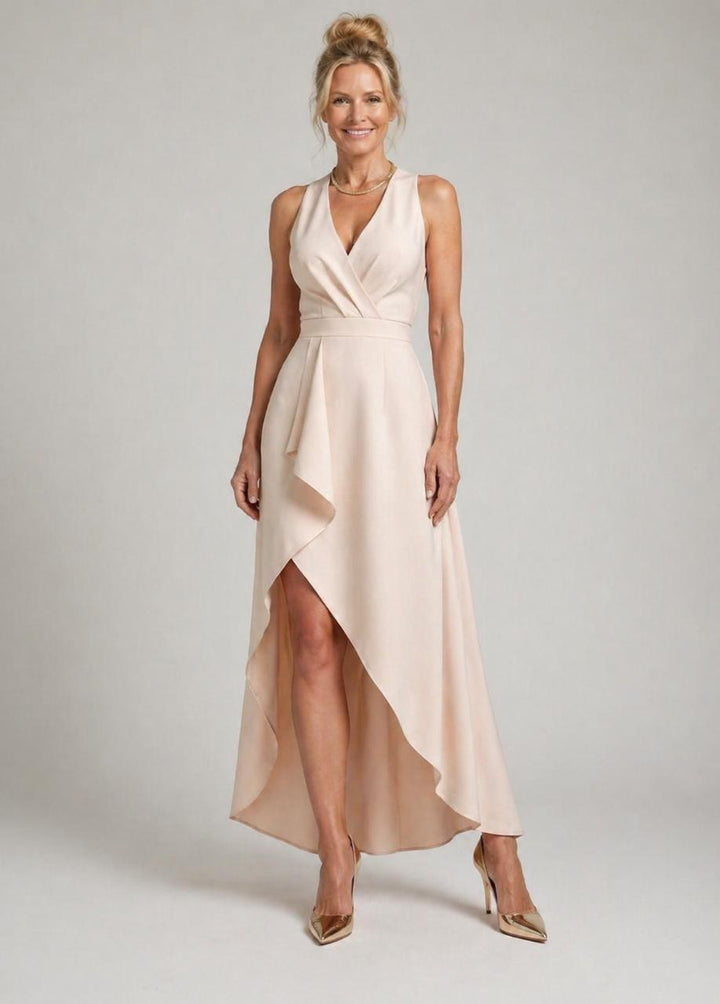 Ivy™ | V-Neck Midi Wrap Dress