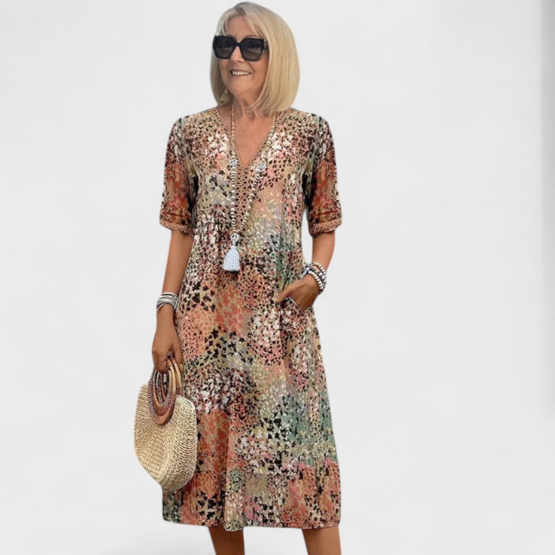Eszter - Breezy and Elegant Women's Dress