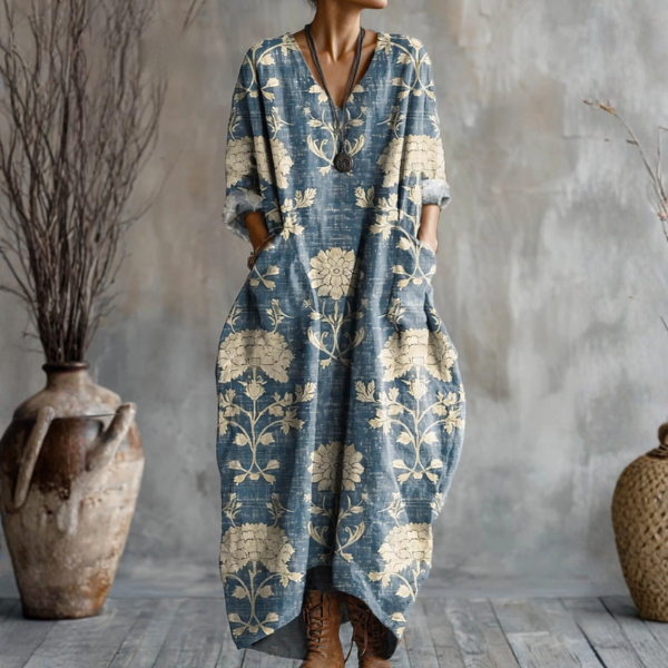 Bella™ - Captivating Floral Print Dress