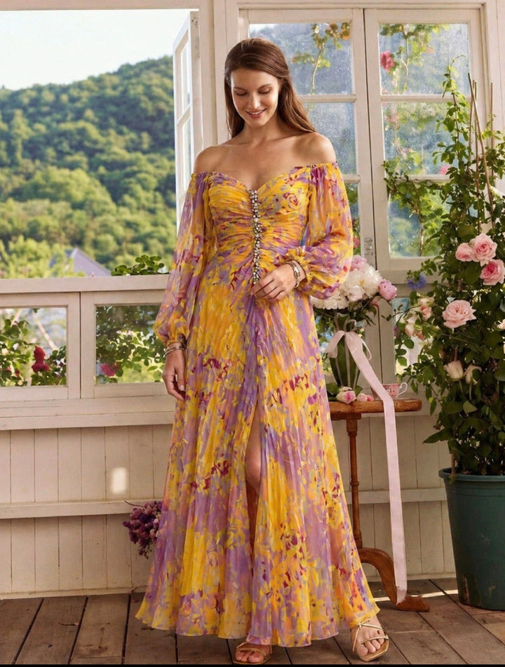 Kristine | Sophisticated V-Neck Dress