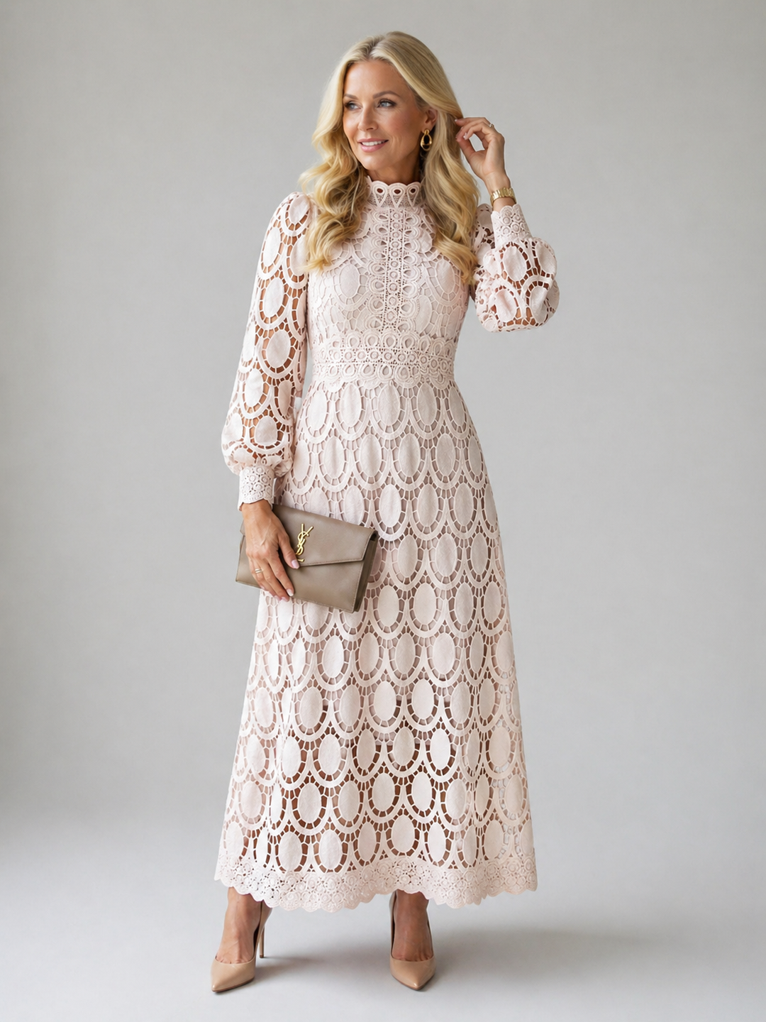 Ivy™ | Lace Midi Dress