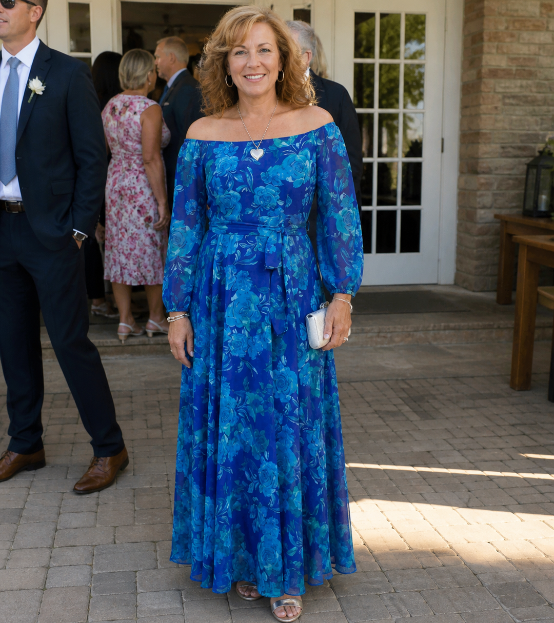 Ivy™ | Floral Off-Shoulder Maxi Dress