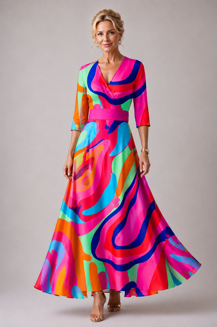 Stella & Grace™ | Everyday V-Neck Dress for Ultimate Comfort