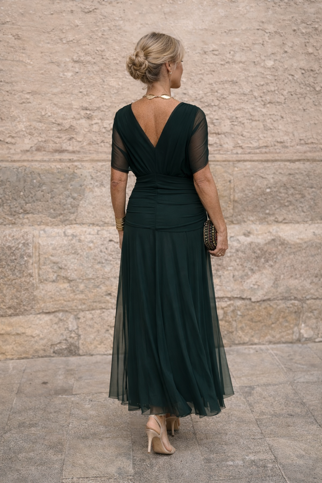MARELLA | V-Neck Maxi Dress