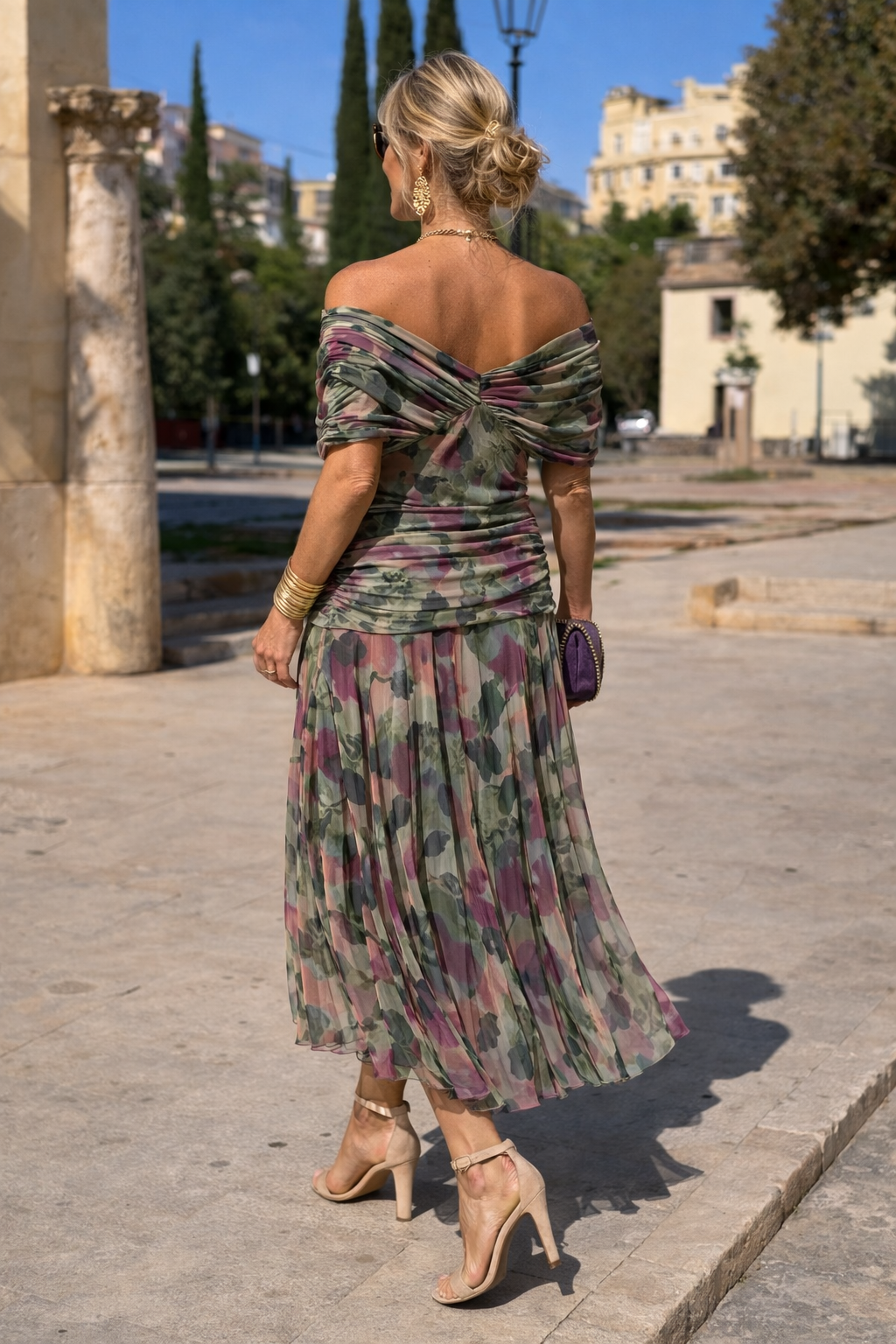 MARELLA | V-Neck Maxi Dress
