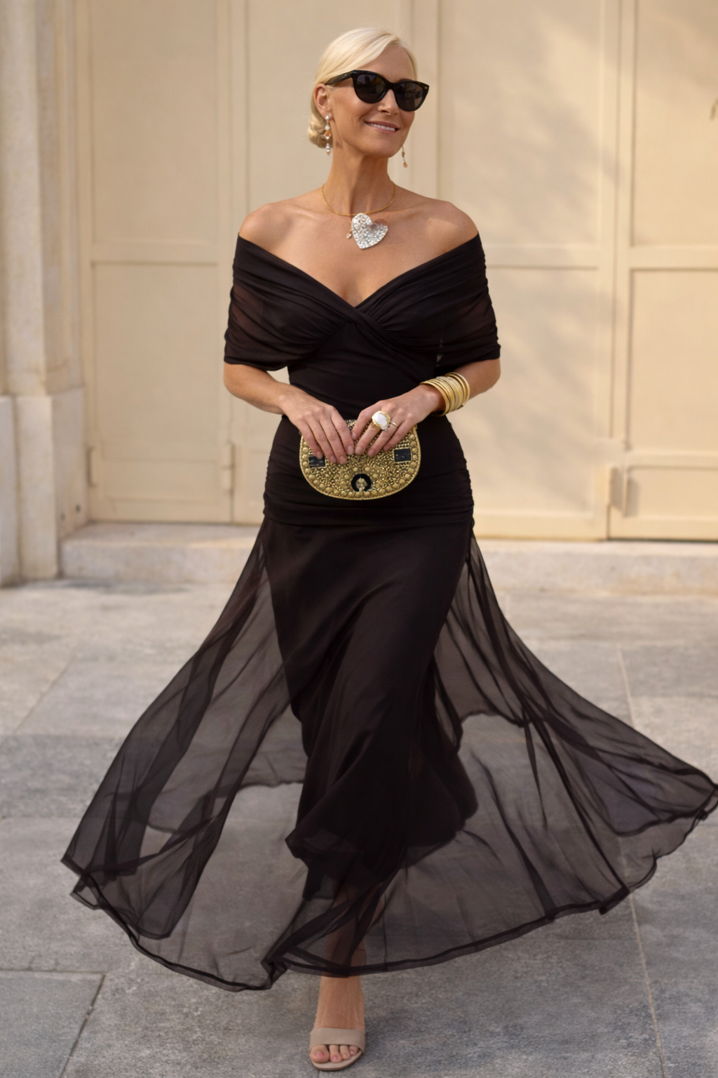 MARELLA | V-Neck Maxi Dress