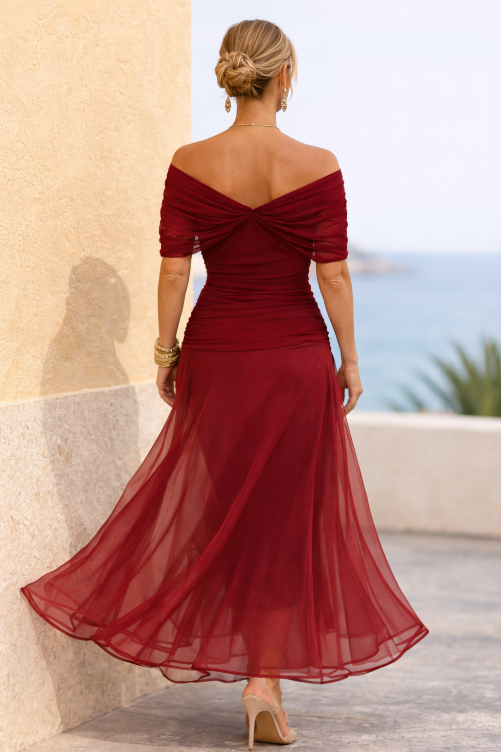 MARELLA | V-Neck Maxi Dress