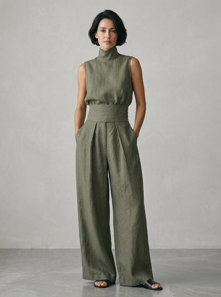 Amara | Sleeveless Top Set