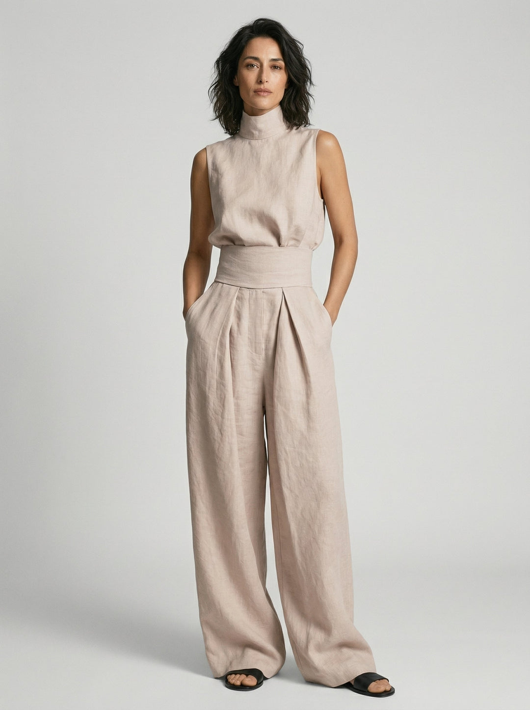 Amara | Sleeveless Top Set