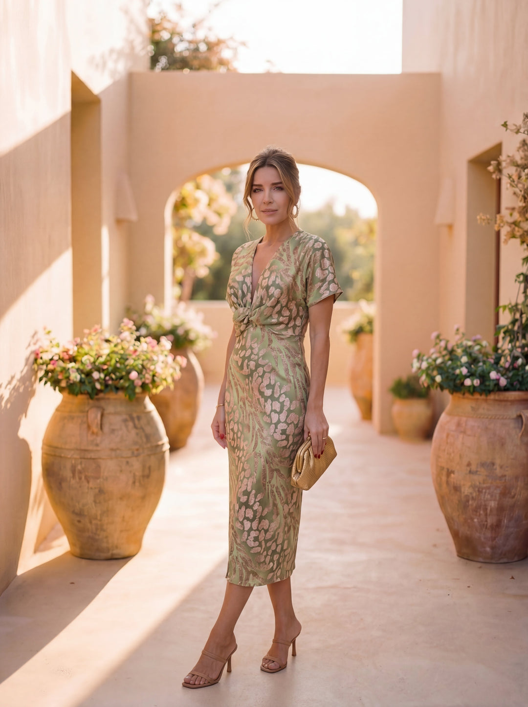 Mandy™ | Luminous Midi Dress