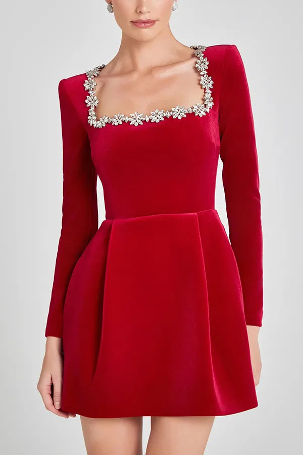 Jamie™ | Square Neck Mini Dress
