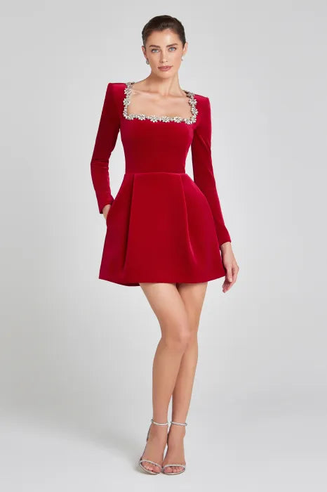 Jamie™ | Square Neck Mini Dress
