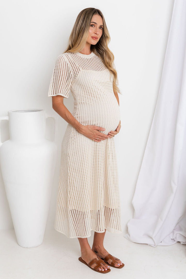 Clara | Crochet Maxi Dress