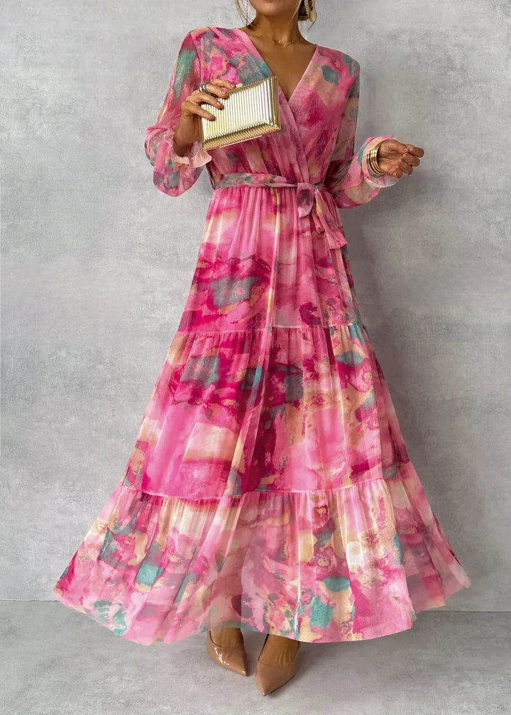 Ivy™ | Floral Print Wrap Dress