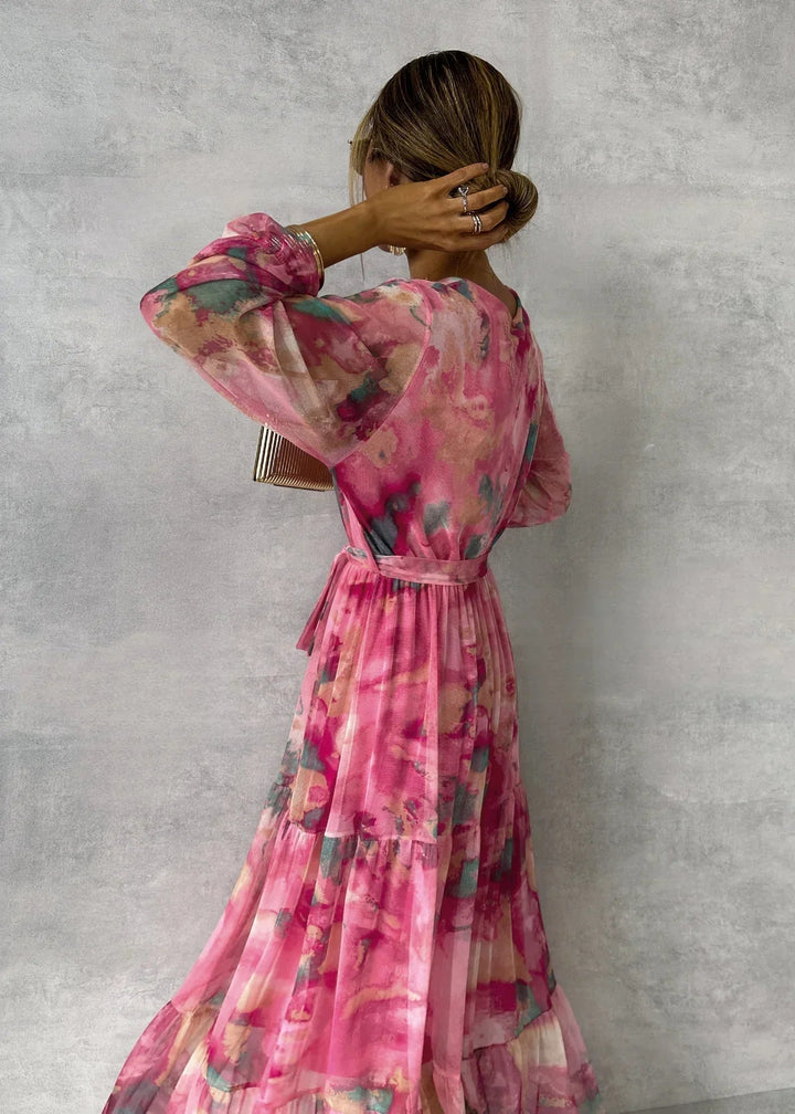 Ivy™ | Floral Print Wrap Dress