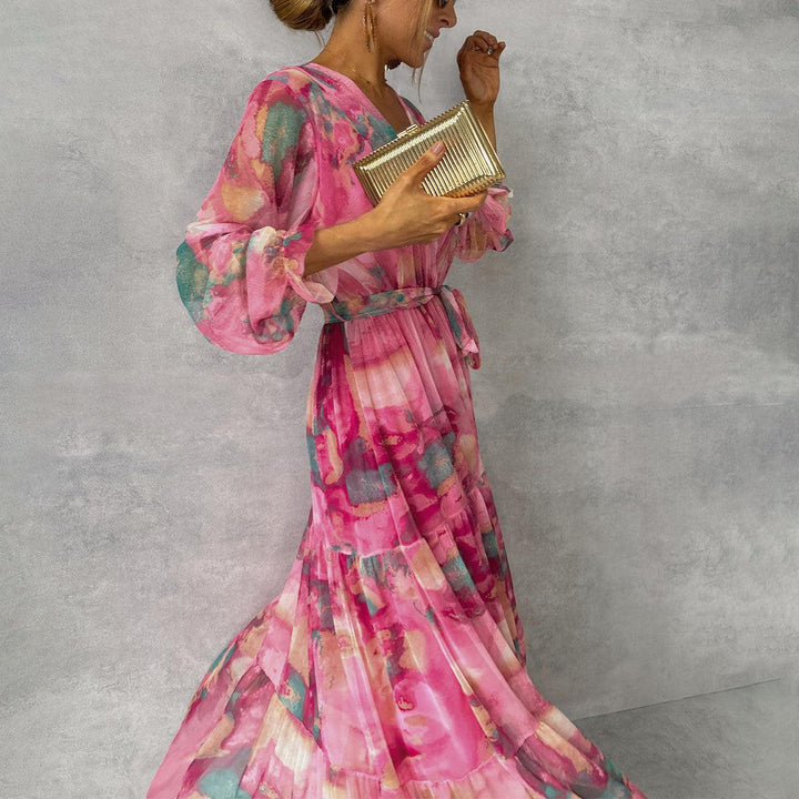 Ivy™  | Wrap Dress with Floral Print