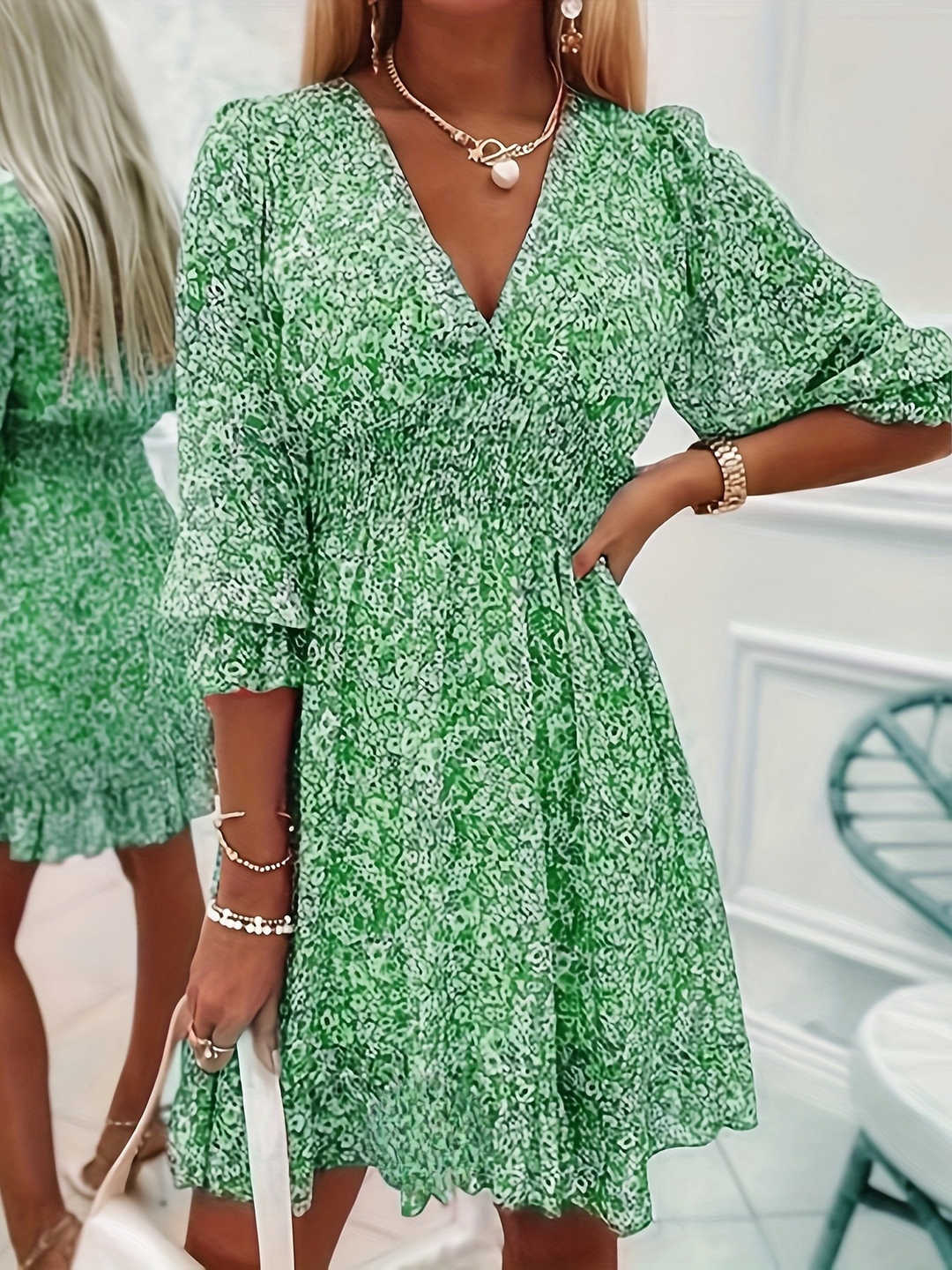 Lola™ | Floral Stripe Mini Dress