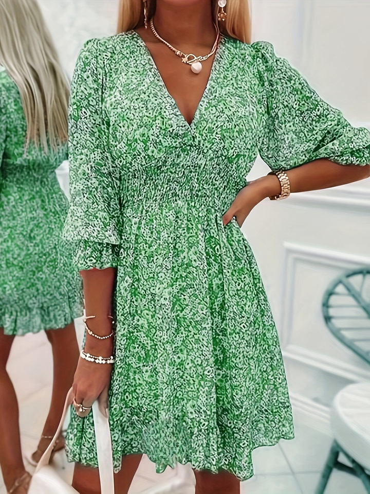Lola™ | Floral Stripe Mini Dress