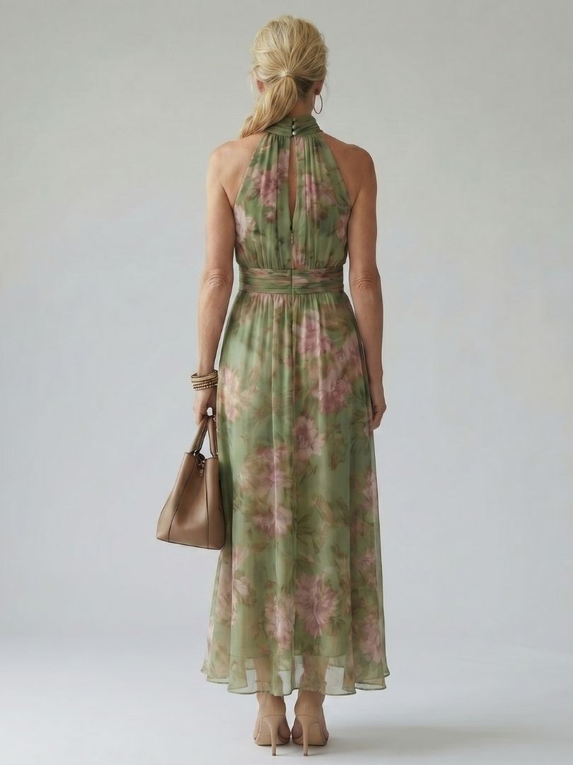 MIRELY | Marsciato Halter Midi Dress