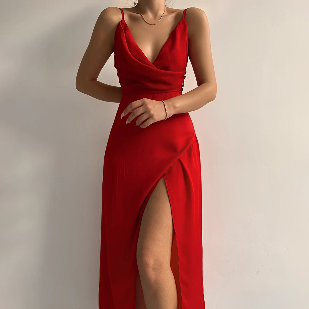 Emmeline™ | V-Neck Sculpted Dress