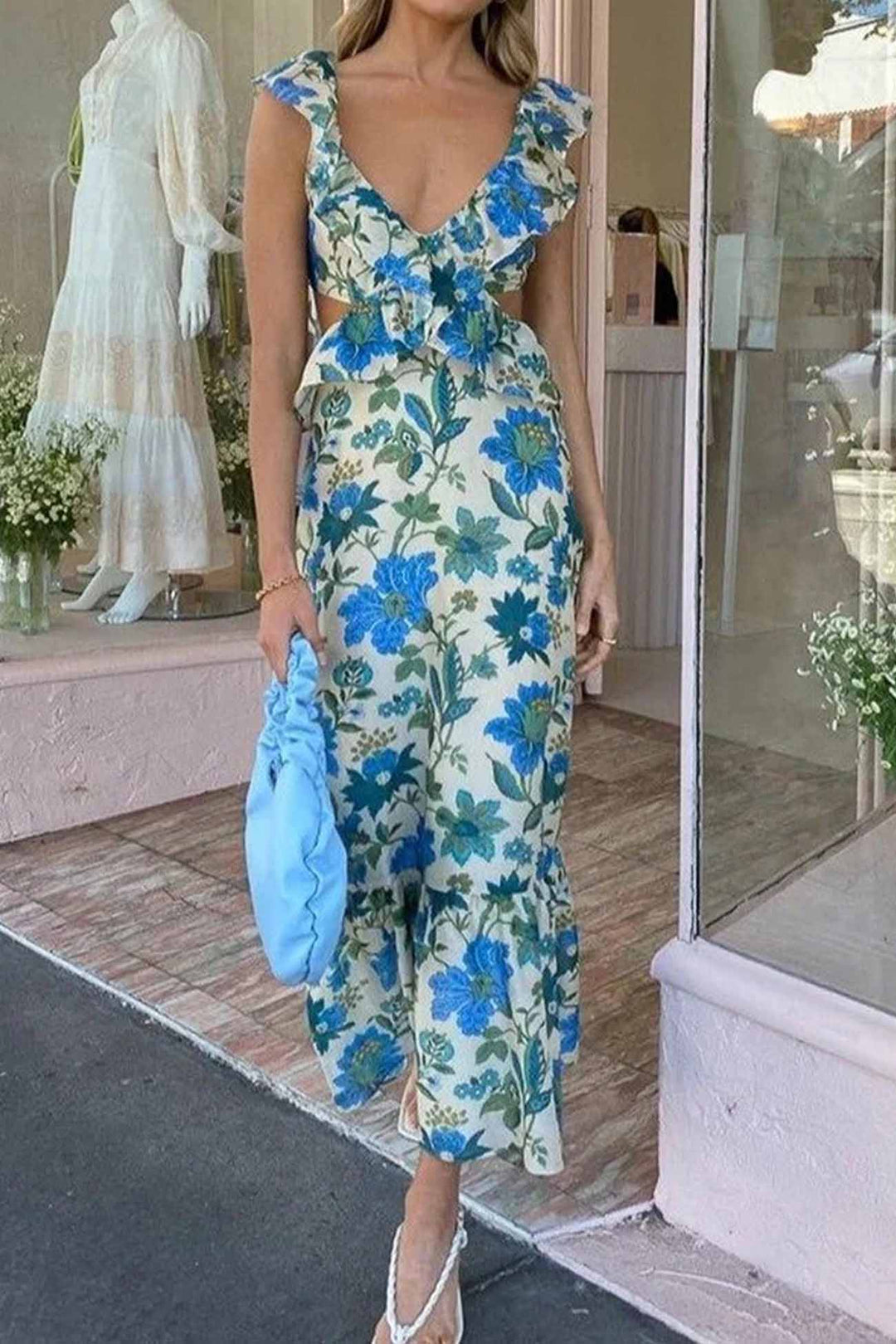 Leslie™ | Ruffled Floral Dress