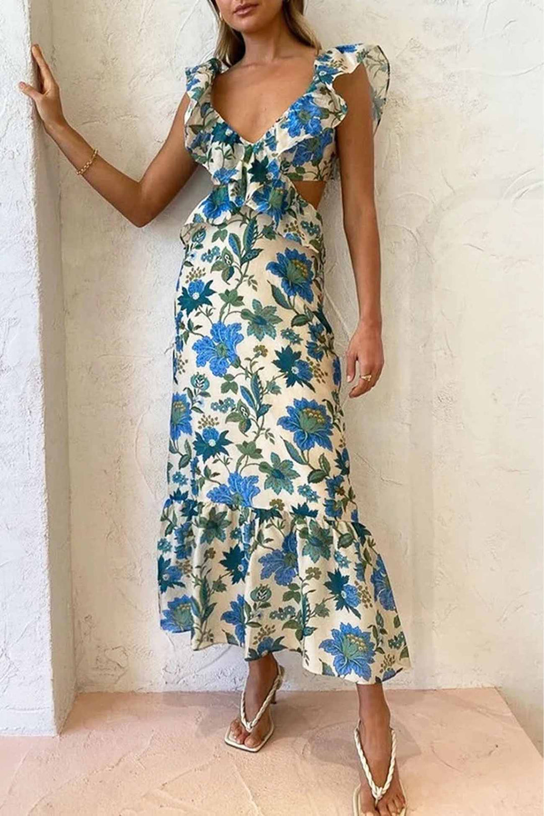 Leslie™ | Ruffled Floral Dress