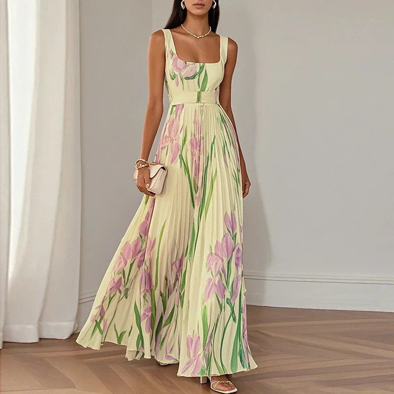 Sloane™ | A-Line Floral Maxi Dress