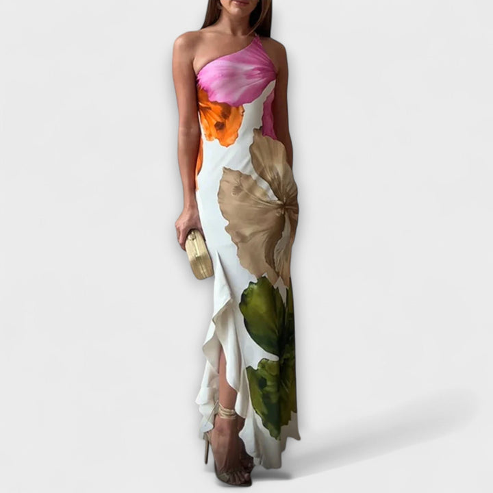 De Saphir - Chic Polka Dot Maxi Dress