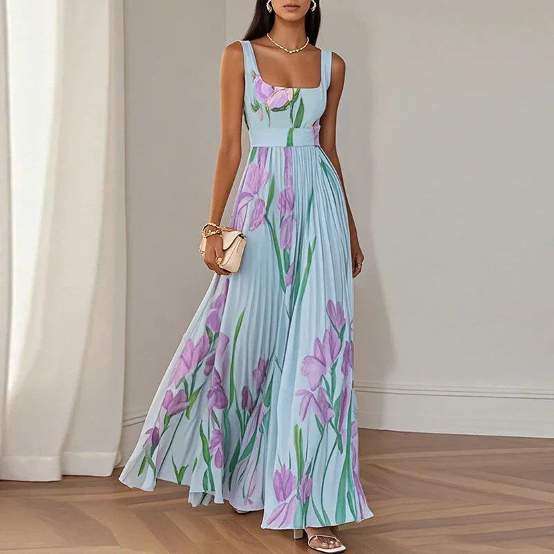 Sloane™ | A-Line Floral Maxi Dress