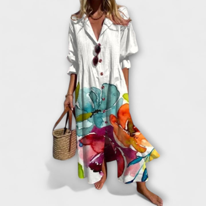 Lila - Personalized Maxi Coat with Belly Coverage