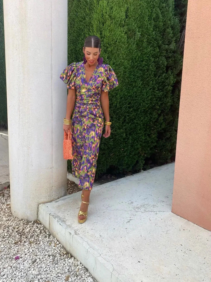 Ivy™ | Dress with Puff Sleeves