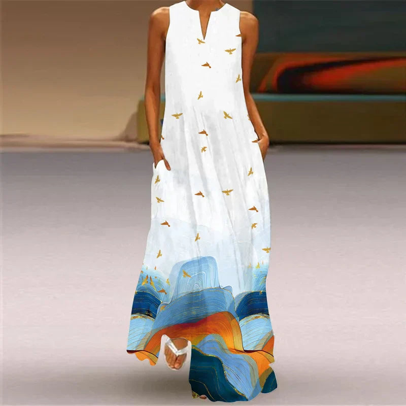 Eliana | Elegant Butterfly A-Line Dress