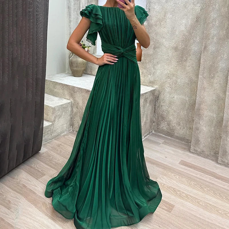 Maisie™ | Pleated Evening Gown