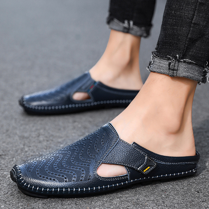 Breathable Italian Leather Sandals