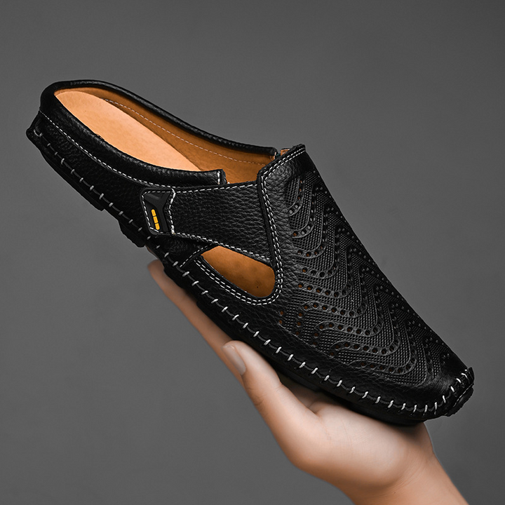 Breathable Italian Leather Sandals
