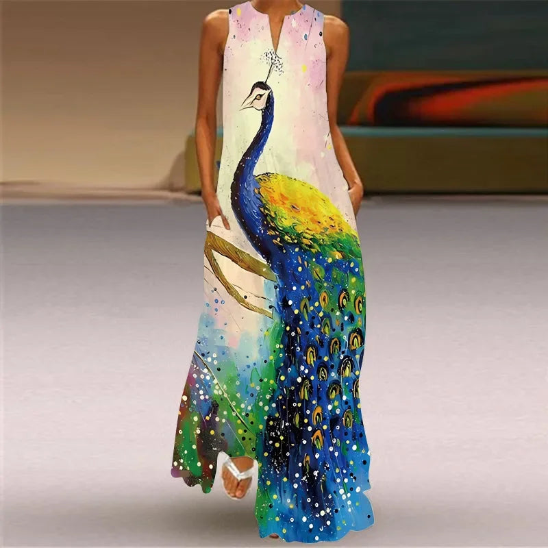 Eliana | Elegant Butterfly A-Line Dress