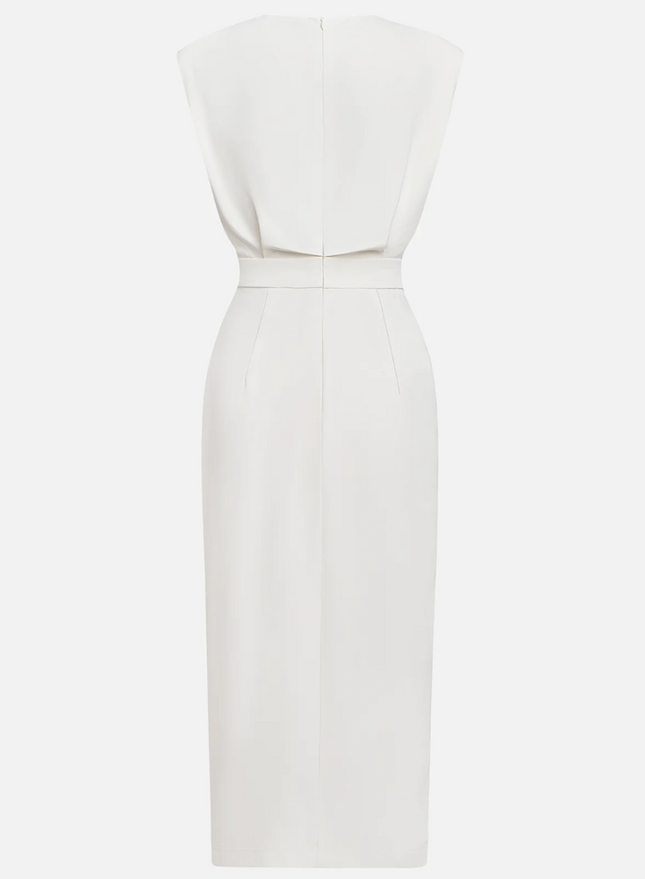 Jennie™ | Gilded Button Midi Dress