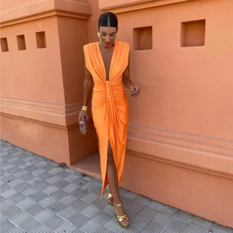 Ivy™ | Chic Pleated Dress
