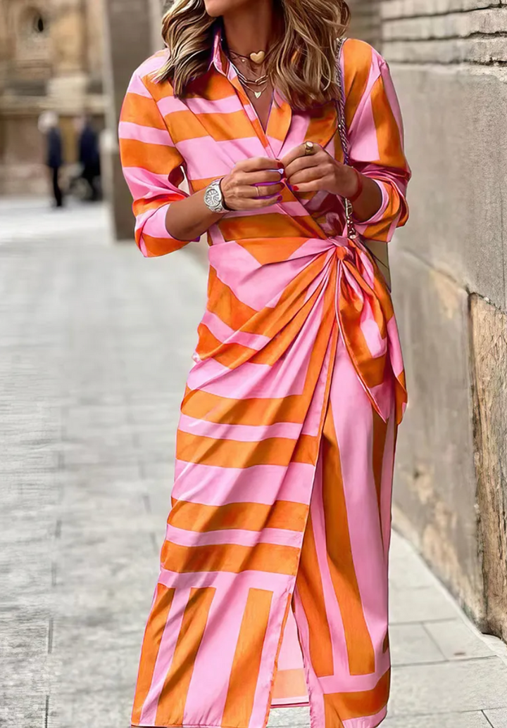 Ivy™ | Floral Print Wrap Dress